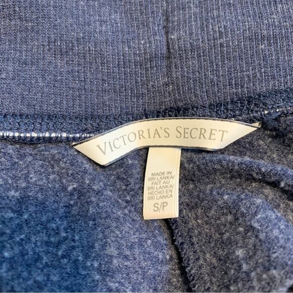 Victoria's Secret Soft Blue Sequins V. Secret Logo Small Drawstring Joggers - Picture 13 of 15
